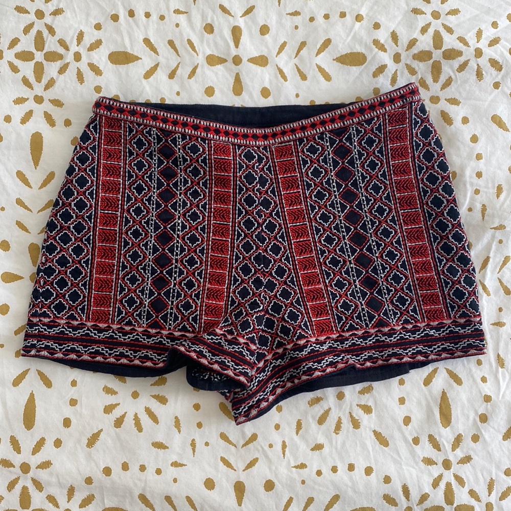 Embroidered Shorts